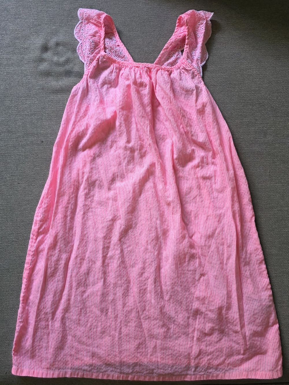 H&M Pink and White Striped Girls Dress